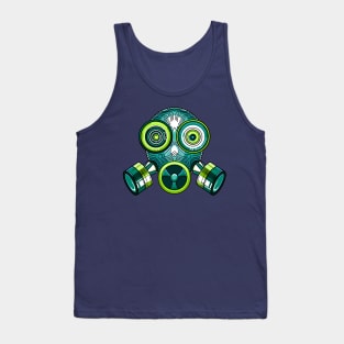 Green Tech Gas mask Quarantine T-Shirt Tank Top